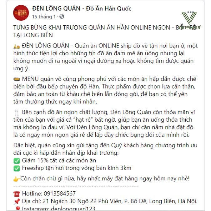 Một bài viết khai trương cửa hàng không chỉ là lời thông báo thông thường mà còn là công cụ marketing hiệu quả.