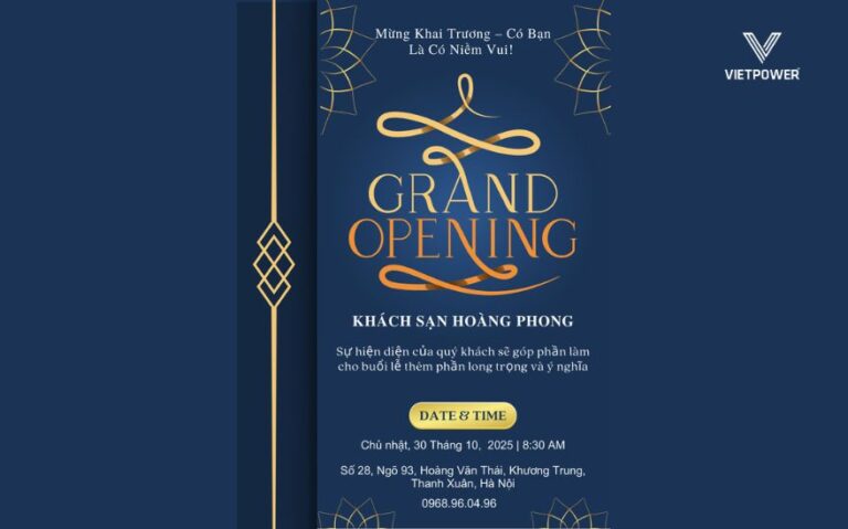 Bí quyết viết lời mời khai trương cửa hàng độc đáo nhất 2025