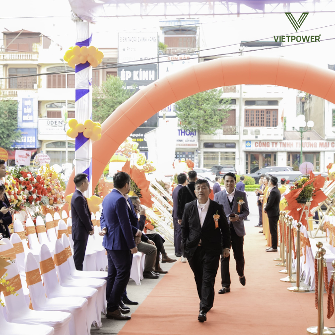 Khu vực cổng ra vào lễ khánh thành