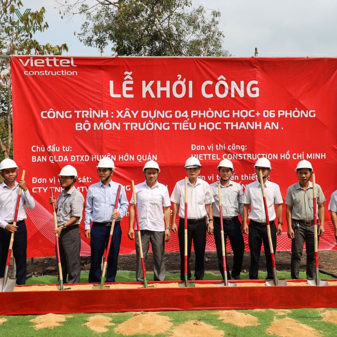 Mẫu băng rôn lễ khởi công sáng tạo, chuyên nghiệp