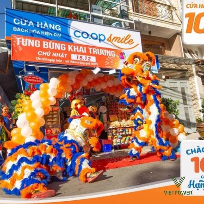băng rôn khai trương cửa hàng tiện lợi