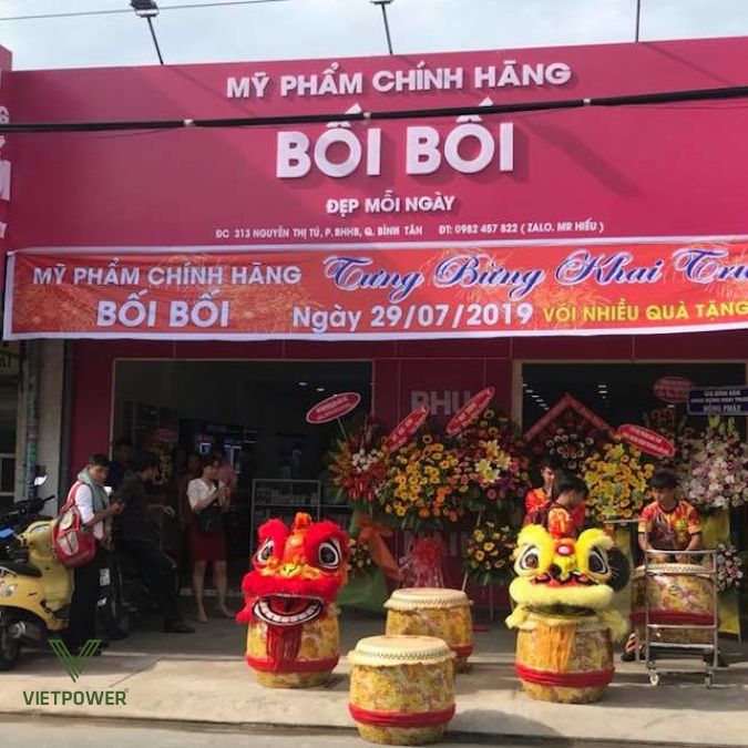 băng rôn khai trương cửa hàng