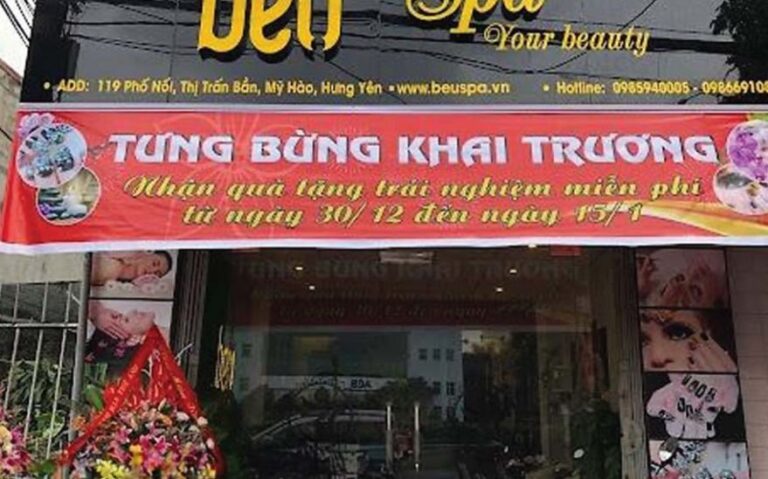 Băng rôn khai trương đẹp – ấn tượng – đúng chuẩn phong thủy