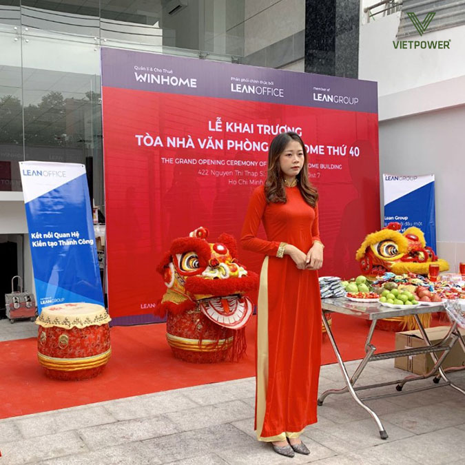 Banner backdrop sân khấu tạo điểm nhấn quan trọng cho sự kiện