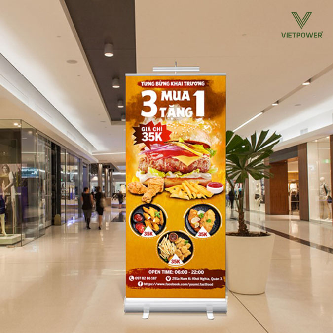 Banner khai trương để giảm giá % cho sản phẩm/dịch vụ