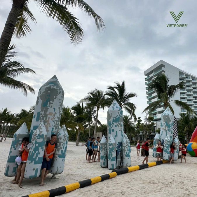 Trò chơi team building “Khai phóng tên lửa”
