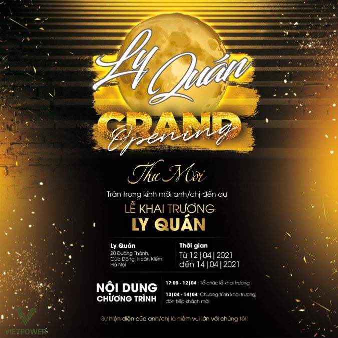 Mẫu giấy mời khai trương showroom