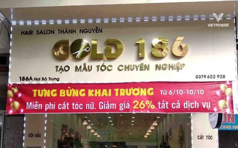 Tổ chức khai trương tiệm tóc ấn tượng từ cái nhìn đầu tiên