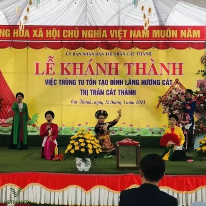 Chuẩn bị một số hậu cần để buổi lễ diễn ra tốt đẹp