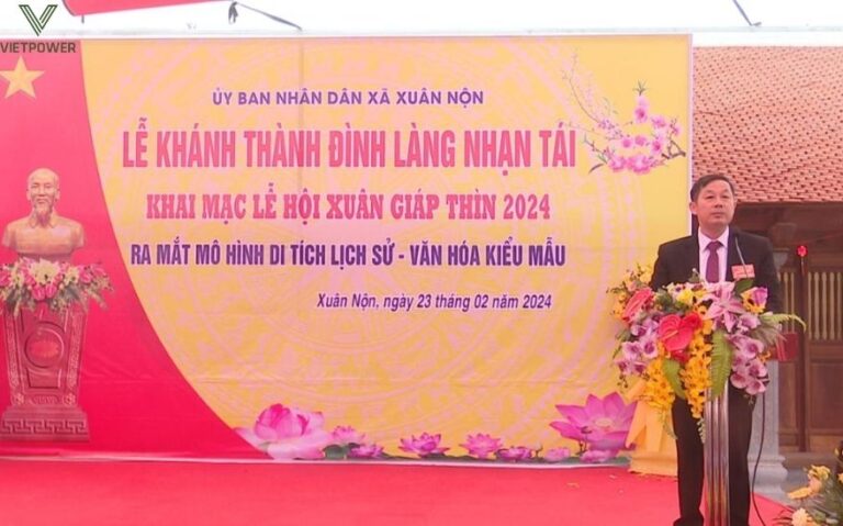 Tổ chức lễ khánh thành đình làng đậm bản sắc văn hóa Việt