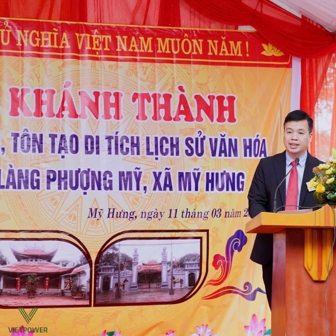 Phần mở đầu lời dẫn chương trình khánh thành đình làng