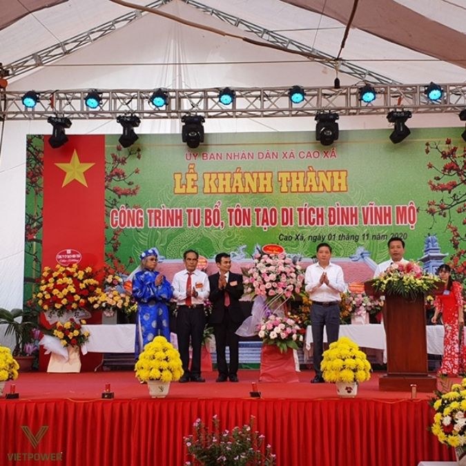 Mẫu lời dẫn chương trình khánh thành đình làng của MC chuyên nghiệp của đơn vị tổ chức sự kiện