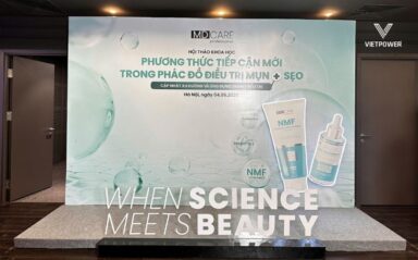 MD CARE VIỆT NAM – THIẾT KẾ BACKDROP CHUYÊN NGHIỆP BỞI VIETPOWER
