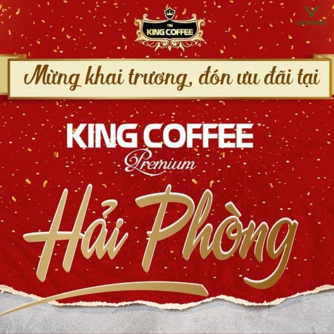 Banner thông báo khai trương cần lớn, rõ ràng, dễ đọc từ xa và nổi bật.