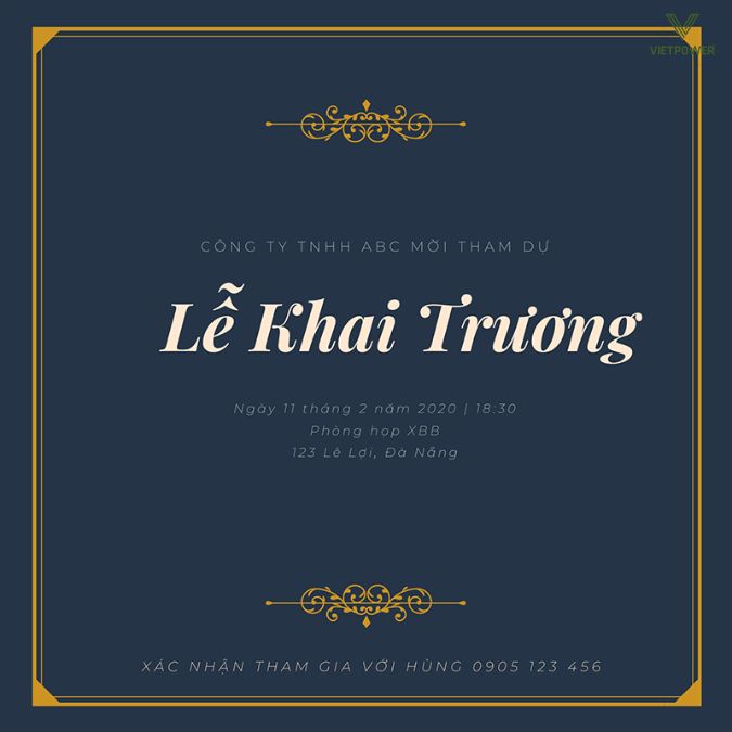 Một thư mời khai trương thành công không chỉ truyền tải đúng thông điệp, mà còn góp phần định hình hình ảnh chuyên nghiệp cho thương hiệu ngay từ lần đầu tiếp cận khách mời.