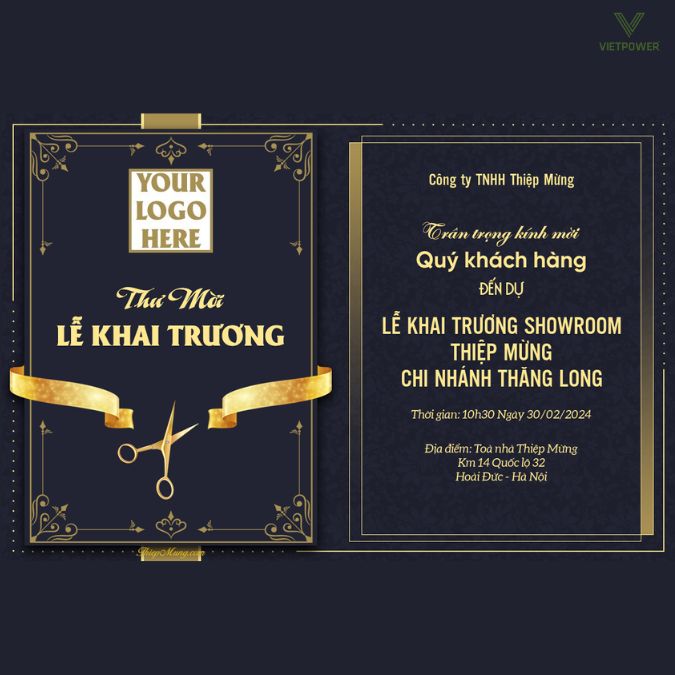 Một thư mời khai trương chỉn chu, đầy đủ thông tin và giàu cảm xúc sẽ khơi gợi tò mò, tăng hứng thú tham dự.