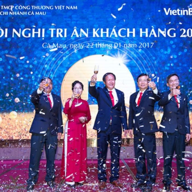 Background tri ân khách hàng thông điệp gắn kết
