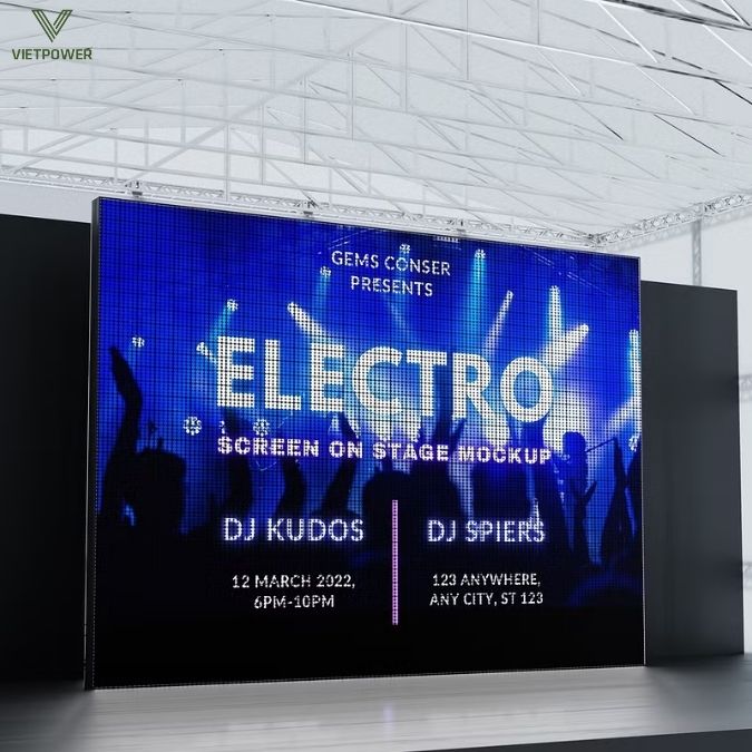 Background LED thu hút và tạo ấn tượng cho khách mời