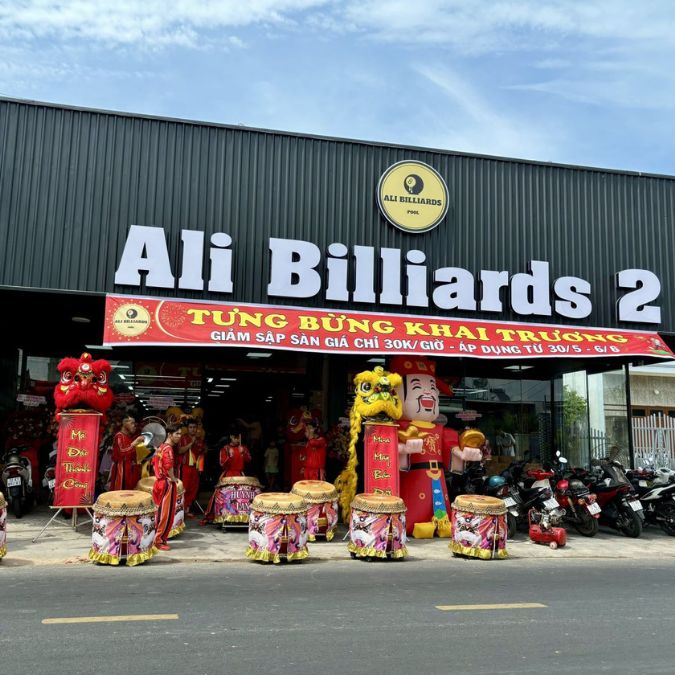 chi phí khai trương quán bida