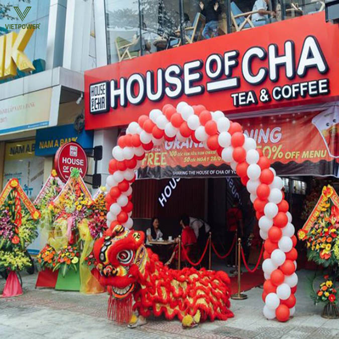 Lễ khai trương quán trà sữa góp phần quan trọng trong việc tạo dựng thương hiệu