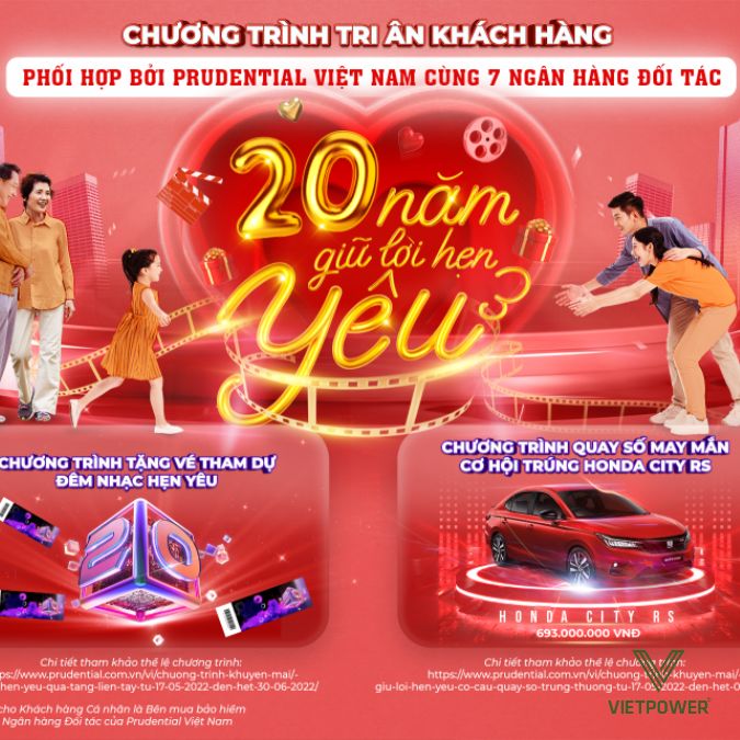 Poster quảng cáo chương trình hội nghị tri ân khách hàng
