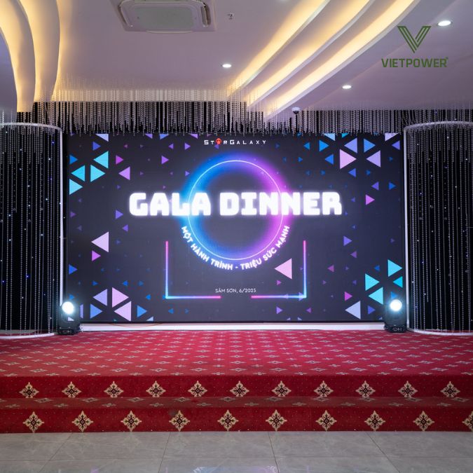 sân khấu đẹp gala dinner