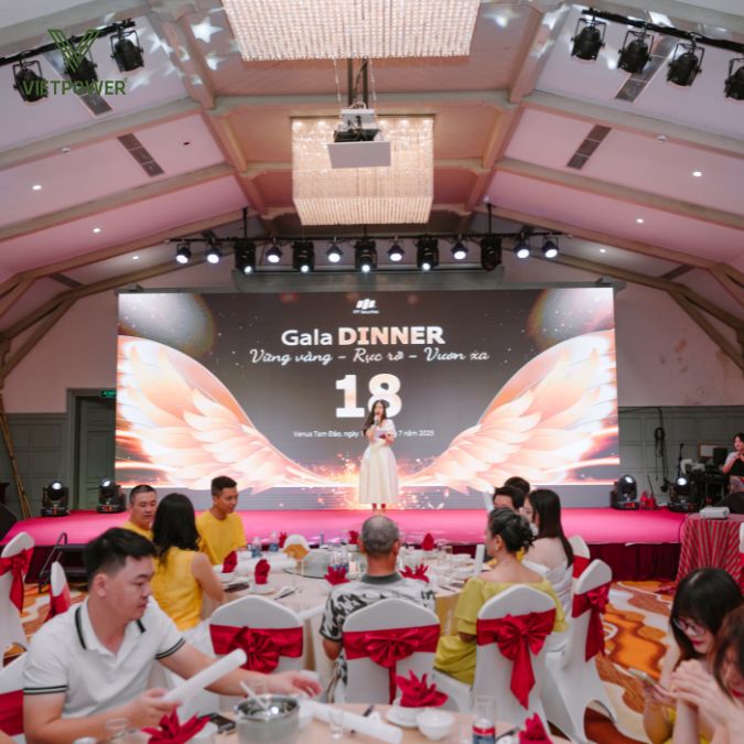 sân khấu đẹp gala dinner