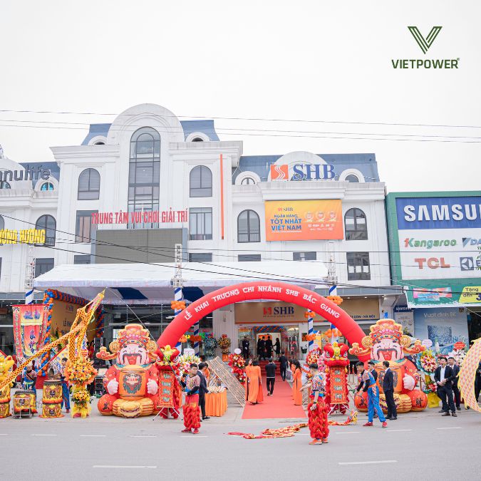 sự kiện khai trương chi nhánh mới shb bắc giang