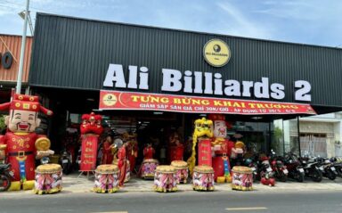 tổ chức lễ khai trương quán bida chuyên nghiệp, hút khách