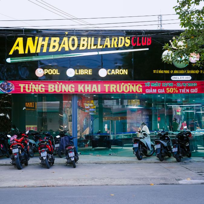 chương trình ưu đãi khai trương quán bida
