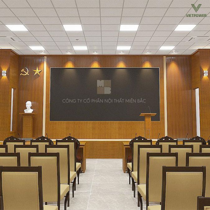 Hội trường công ty, cơ quan tổ chức hội nghị tối ưu chi phí sản xuất
