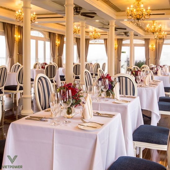 Saigon Princess Cruise mang đến không gian sang trọng giữa sông Sài Gòn, lý tưởng để tổ chức Year End Party độc đáo