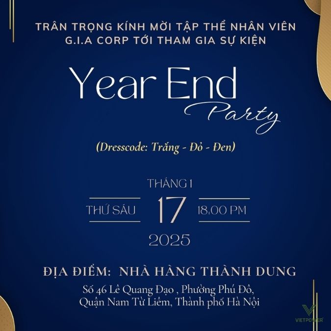 Dress code giúp buổi tiệc trông phong cách và đồng đều hơn