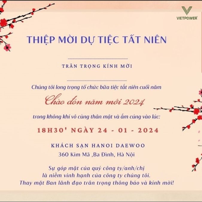Thiệp mời điện tử thuận tiện để gửi mời khách ở xa