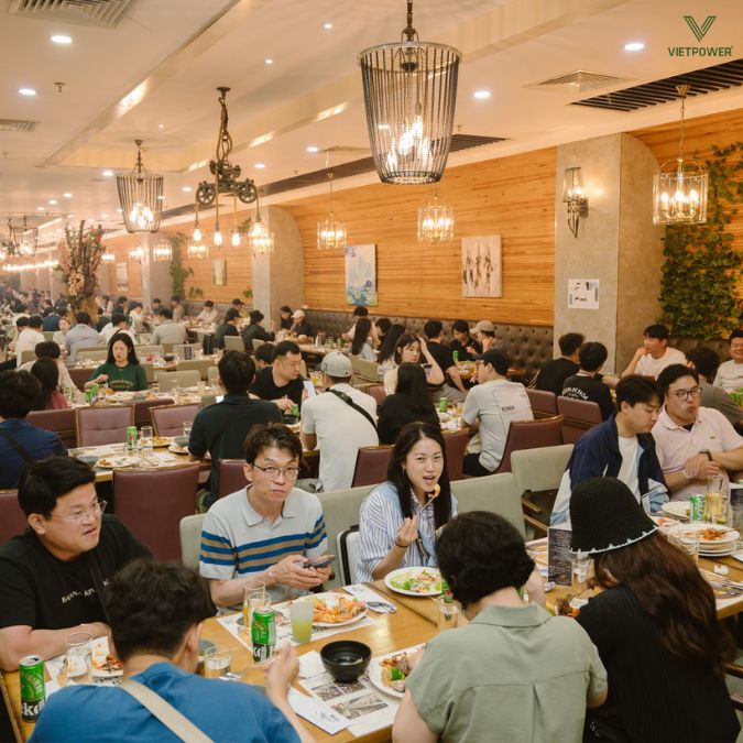 D'Maris Buffet mang đến không gian hiện đại, sang trọng