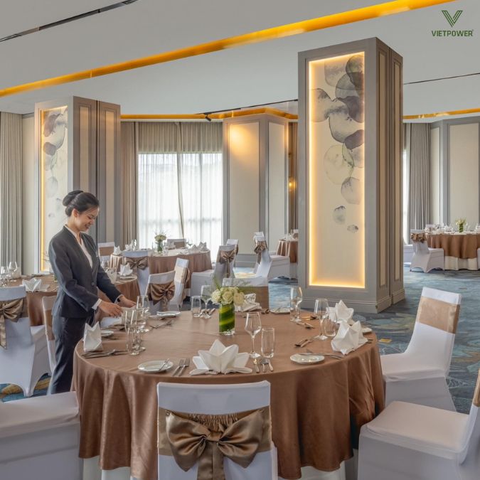 Melia có sảnh lớn trang bị hiện đại và dịch vụ đạt tiêu chuẩn cao