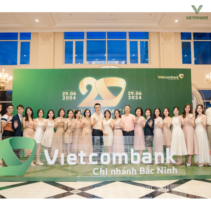 Background 3D giúp không gian sự kiện trở nên sống động và ấn tượng