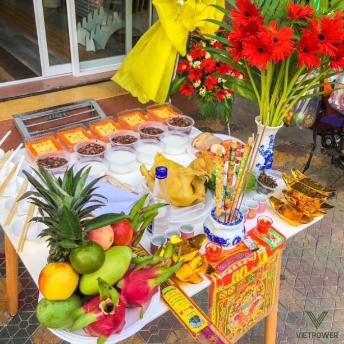 Hướng dẫn bày mâm và hướng đặt bàn cúng