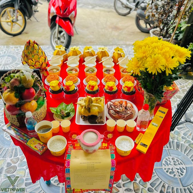 Thời gian cúng tất niên ngoài trời 2025