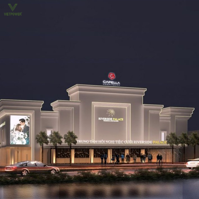 Riverside Palace là địa điểm có vị trí đắc địa ven sông Sài Gòn