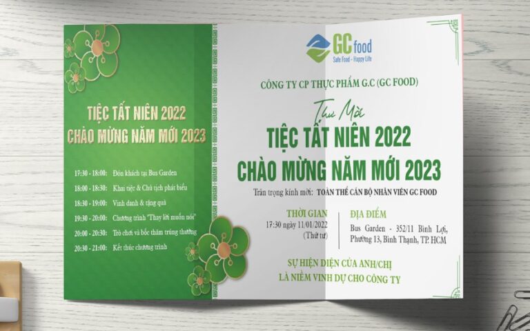 Mẫu thiệp mời tất niên 2025 đẹp, sang trọng và ý nghĩa