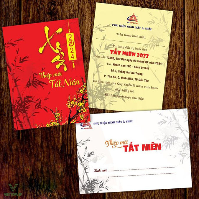 Cần phân biệt thư mời tất niên doanh nghiệp, lớp học, xóm, hay gia đình Cần phân biệt thư mời tất niên doanh nghiệp, lớp học, xóm, hay gia đình