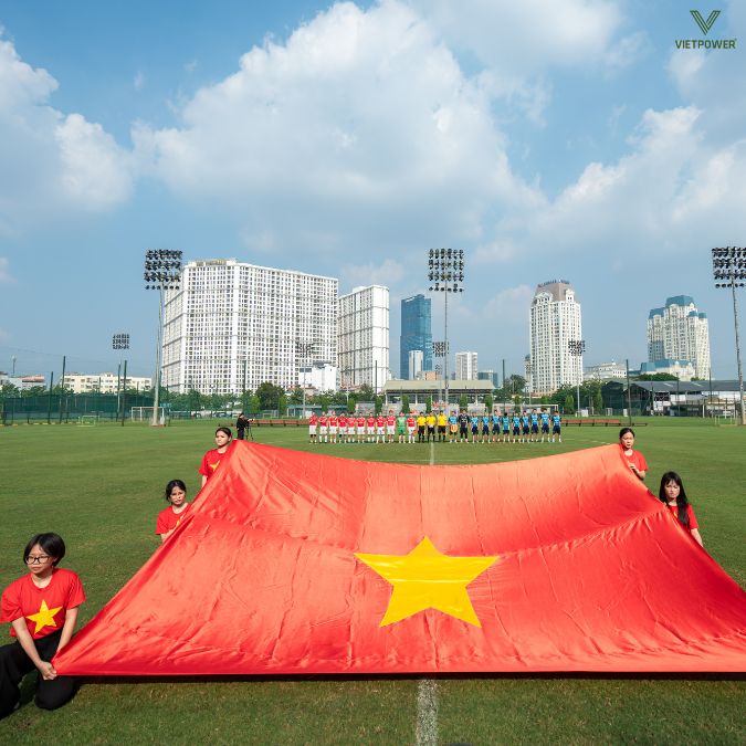 Nghi thức chào cờ khai mạc trận đấu