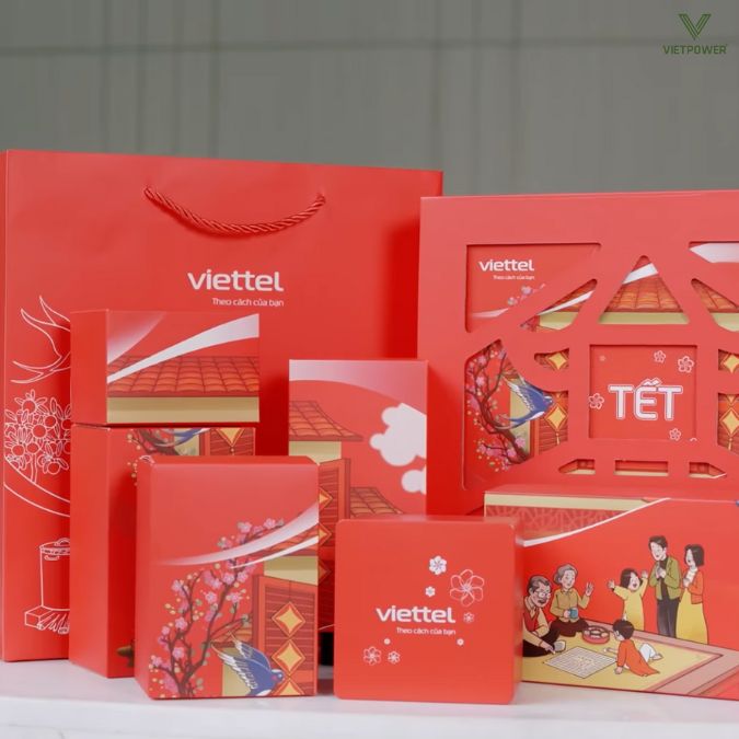 Quà Tết theo concept thương hiệu doanh nghiệp