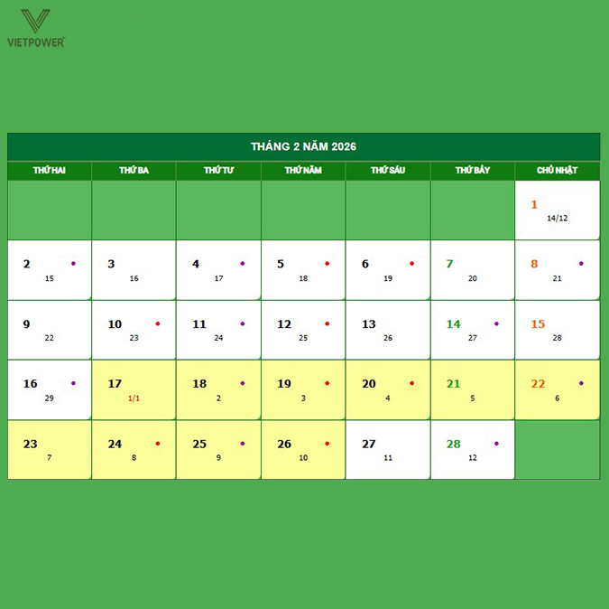 Mùng 3 Tết 2026 năm Bính Ngọ rơi vào Thứ Năm, ngày 19/02/2026 dương lịch