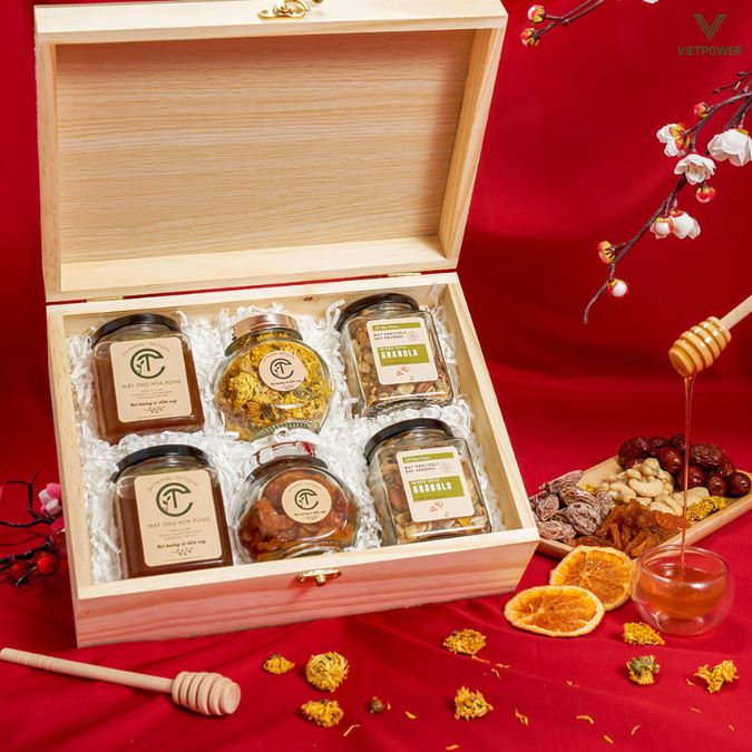 Hộp mật ong hoa rừng tự nhiên