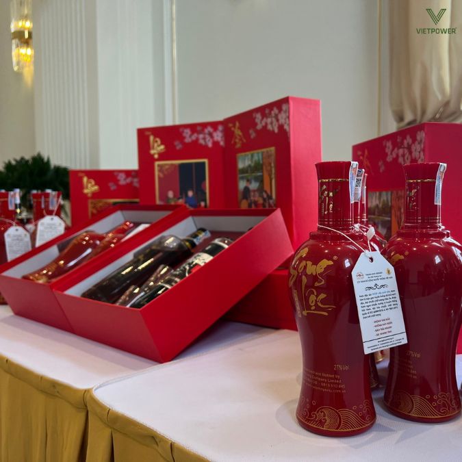 Set quà Tết rượu Yên Tử