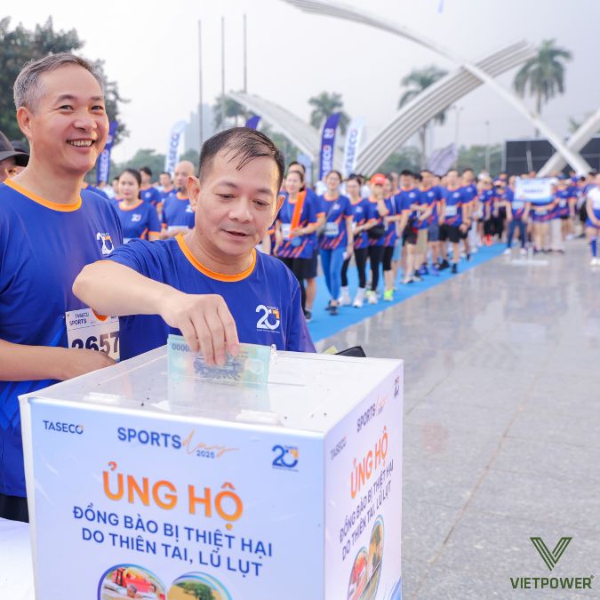 Lễ phát động ủng hộ đồng bào bị thiên tai, lũ lụt, được triển khai tại tất cả các điểm cầu