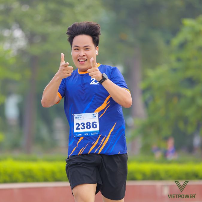 Giải chạy đã tạo nên bầu không khí sôi động và đầy hứng khởi