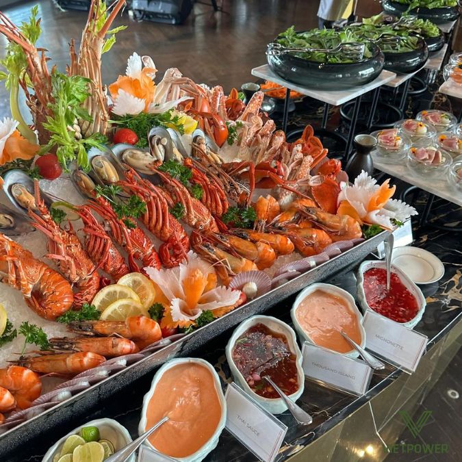 Tiệc hải sản buffet mang đến trải nghiệm tự do thưởng thức